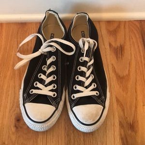 Black All Star Low Top Converse